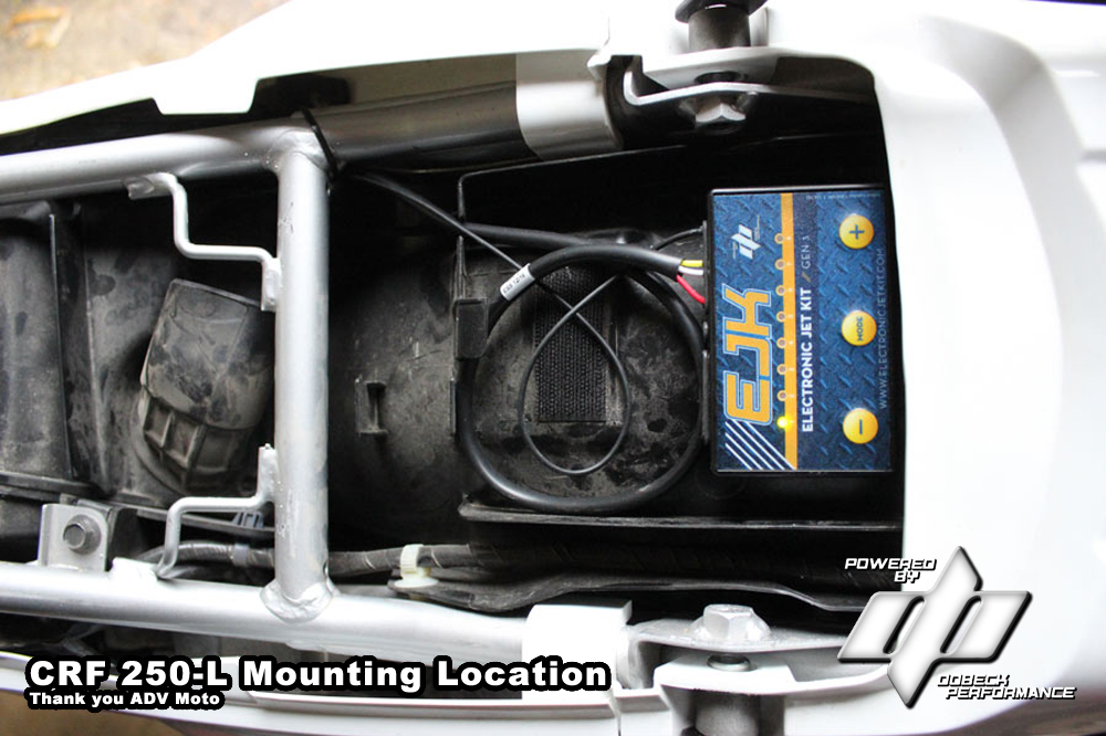 CRF 250-L Mounting Location
